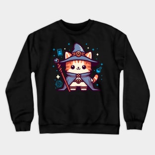 Wizard Cat Crewneck Sweatshirt